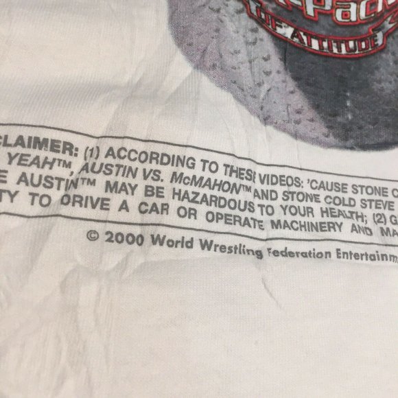Vintage WWF Stone Cold T Shirt VHS Set Brand New - Picture 4 of 8
